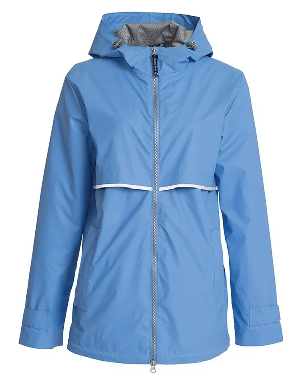 Charles River Women's Periwinkle New Englander Rain Jacket