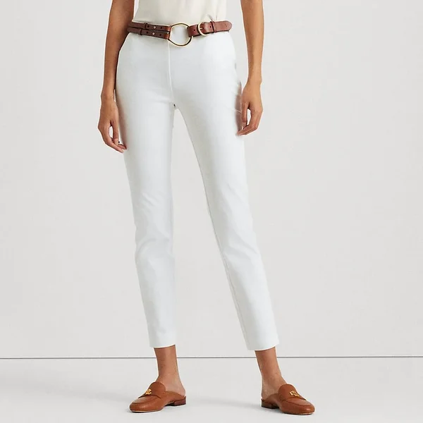 Lauren Ralph Lauren Stretch Skinny Pants - White
