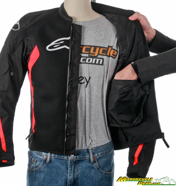 Alpinestars Viper V2 Air Jacket - Black/White/Bright Red - 3XL