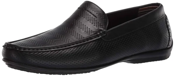 Men's Stacy Adams Cirrus Moc Toe Slip On, Size: 10.5, Black