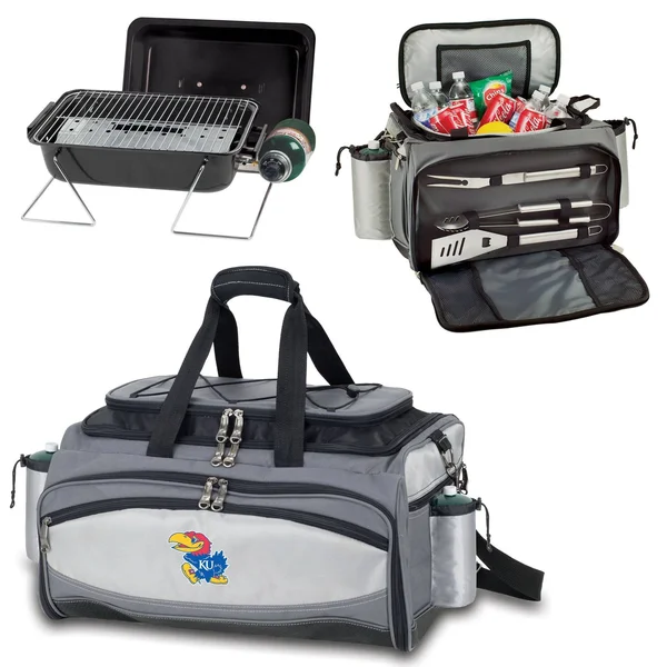 Kansas Jayhawks Vulcan Cooler & Propane Grill - 16" x 8" x 7"