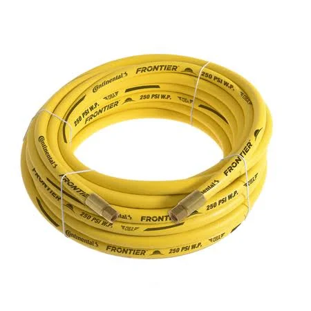 Frontier Hzy02525-50-41 1/4x22 x 50& Yellow EPDM Rubbeer Air Hose, 250 P