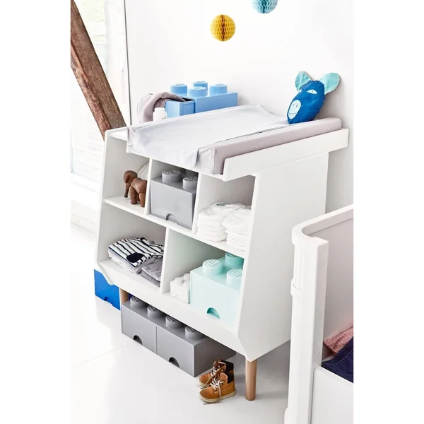 Lego Storage Brick Drawer 8, Aqua Light Blue