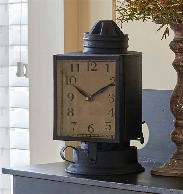 Park Designs Coach Oil Lantern Clock