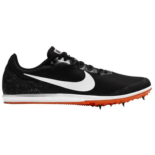 Nike Zoom Rival D 10 - Mens Mid Distance Spikes - Black/White/Iron Gray, Size 15.0