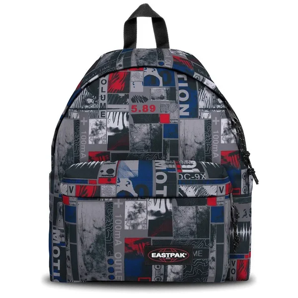 Eastpak Padded Pak&R 24L Backpack Grey Red Blue