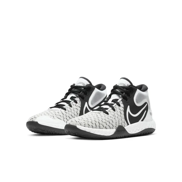 Nike Boys& Big Kids& KD Trey 5 VIII Basketball Shoes in White Size 5.5