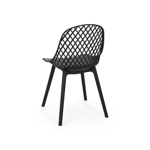 Christopher Knight Home 312476 Delora Outdoor Dining Chair (Set of 2) - Black