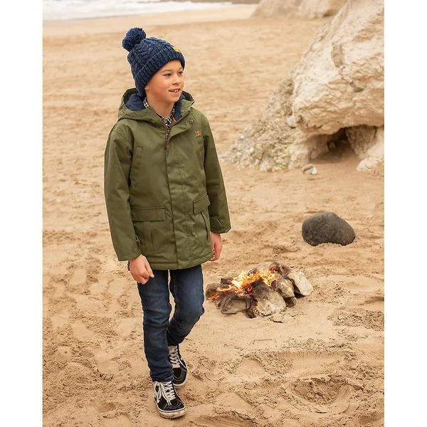 Lighthouse Boy's Harrison Coat - Utility Green 9-10y