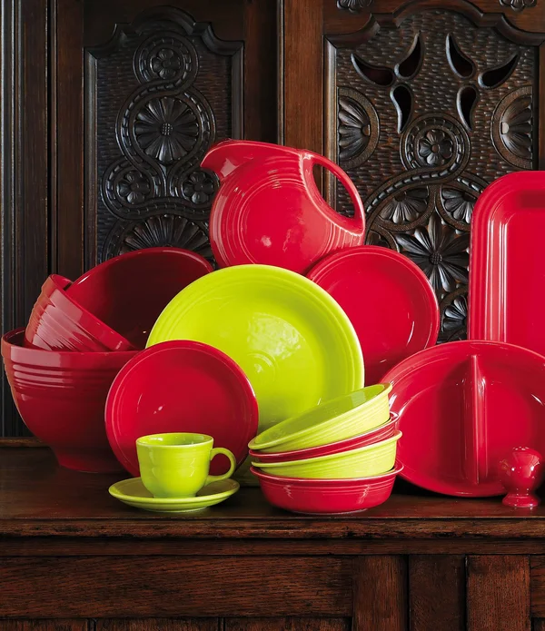 Fiesta Large Disk Pitcher - Lemongrass
