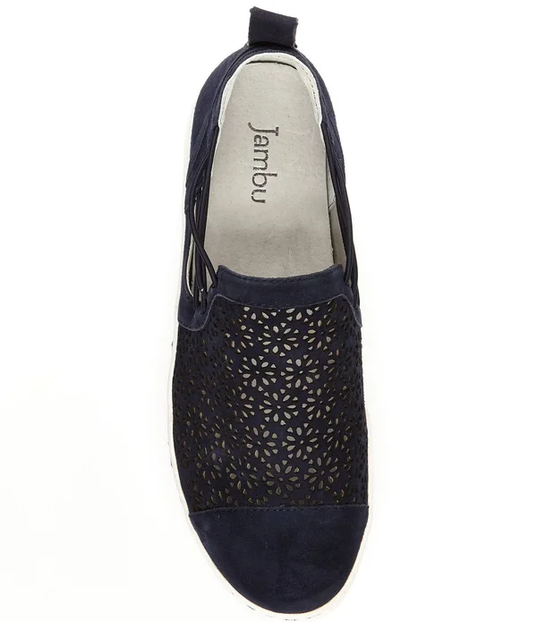 Jambu Women Erin Slip on Shoes Black 6.5