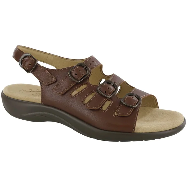 SAS Women's Mystic Henna Smooth Brown 7.5 Slim