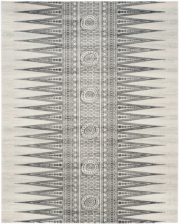 Safavieh EVK226D Evoke Ivory, Grey Area Rug - 11& x 15&