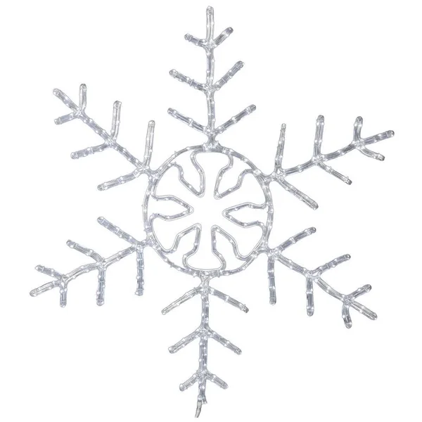 Vickerman 240 LED Light Pure Forked Snowflake White 36 in.
