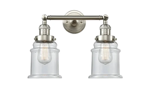 Innovations Lighting-Canton 2 Light Bath Vanity Light-208L-SN-G182