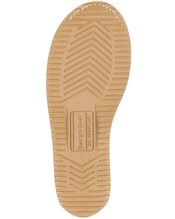 Men's Georgia Boot GB00177 6 inch Moc-Toe Wedge Work Boot - Gold