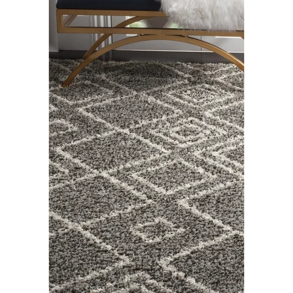 Safavieh Arizona Shag Brown & Ivory 6&-7x22 x 9&-2x22 Rug