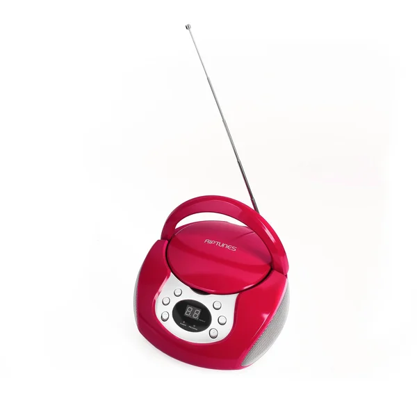Riptunes CD Boombox w/ AM/FM Radio - Pink