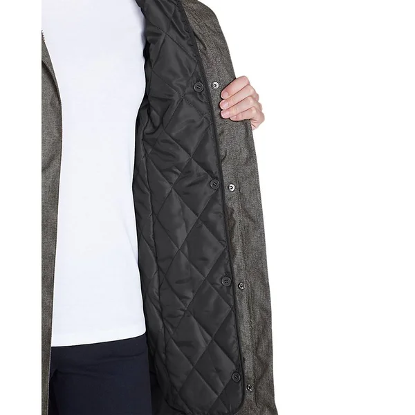 Eddie Bauer Women's Girl on The Go Insulated Trench Coat - Black - L