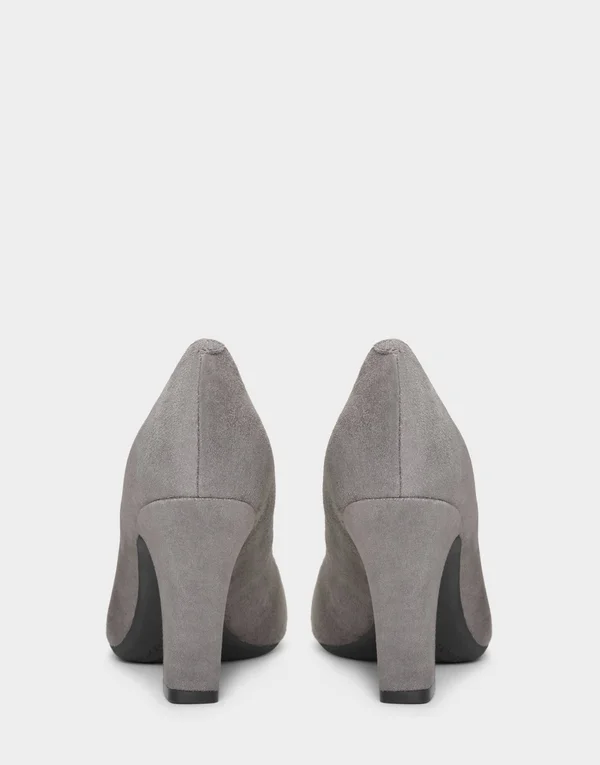 Aerosoles Women's Octagon Pump - Size: 12, Grey Microfiber