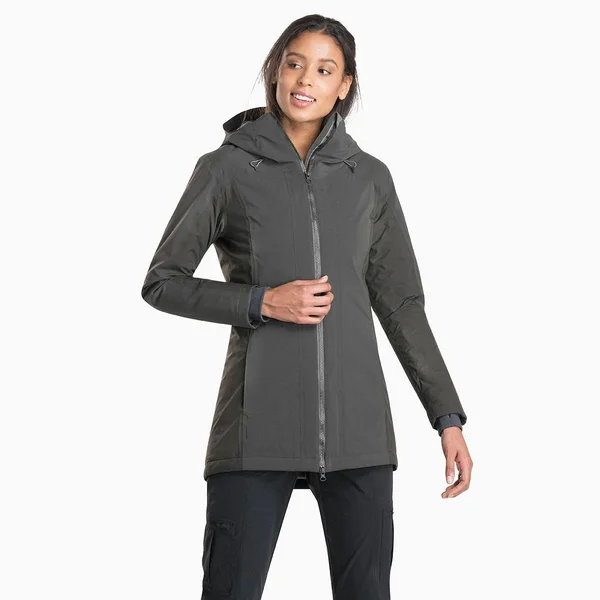 Kuhl Women's Kopenhagen Insulated Trench (L Olive)