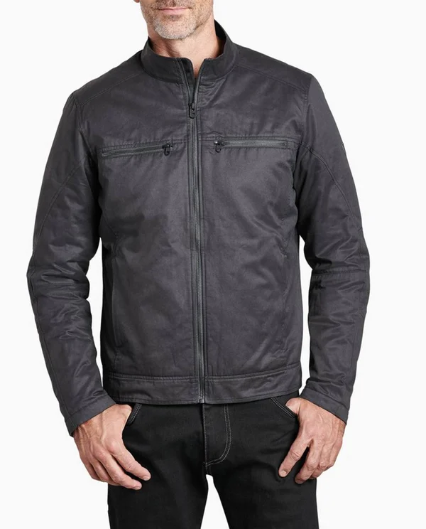 Kuhl Men's Kaffe Racer Jacket 1135K - Ink Black, L