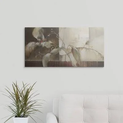 &Strength of A Flower& by Terri Burris Painting Print Great Big Canvas Format: Canvas - Size: 12x22 H x 24x22 W x 1.5x22 D