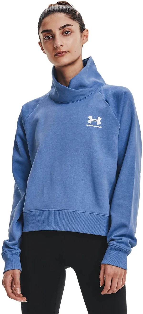 Under Armour Women's Rival Fleece Wrap Neck - Blue - XL