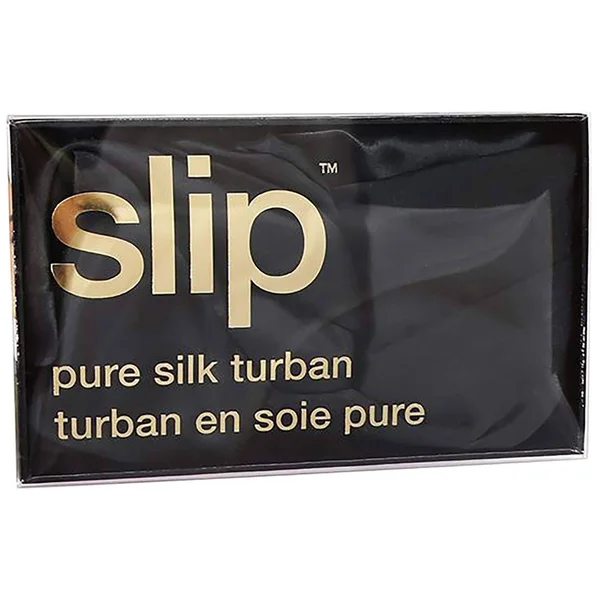 Slip - Pure Silk Turban - Black