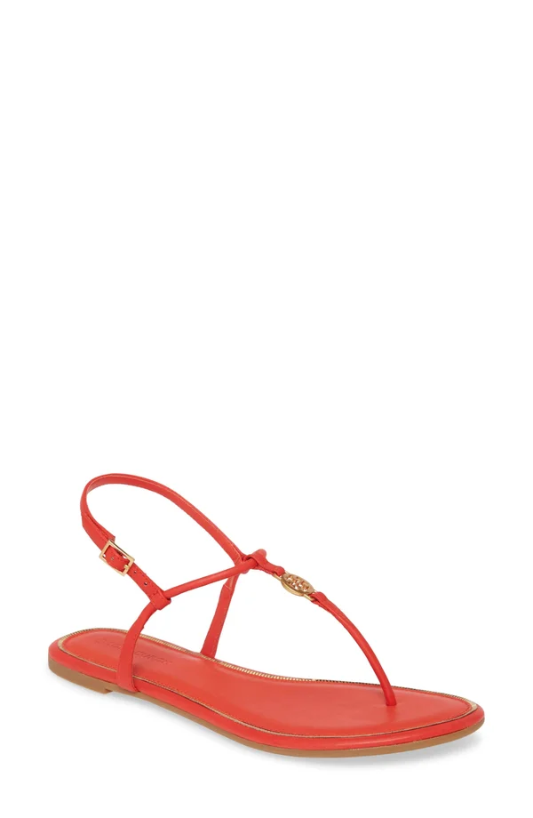 Women's Tory Burch Emmy Sandal, Size 6 M - Red