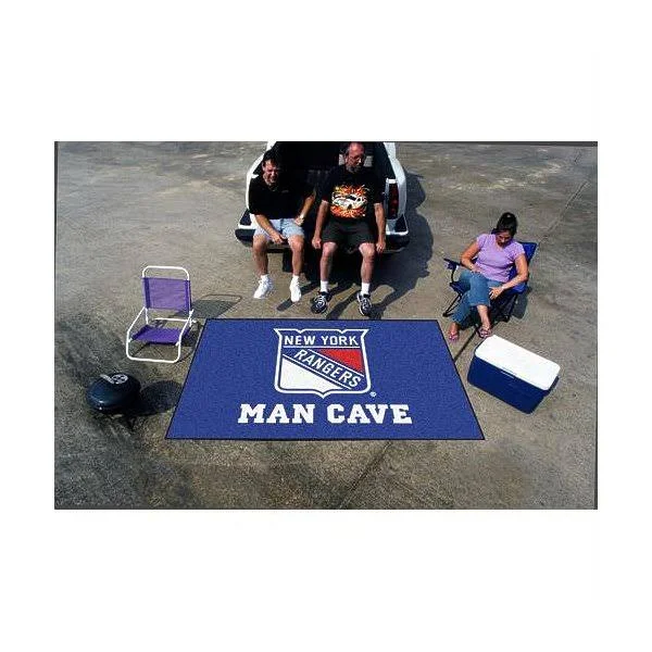 NHL - New York Rangers Man Cave Ultimat 5'x8' Rug