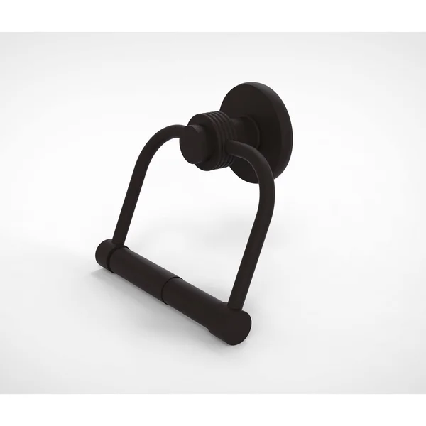 Allied Brass Mercury Collection 2 Post Toilet Tissue Holder with Groovy Accents - Brushed Bronze