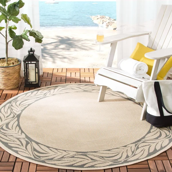 Safavieh Courtyard Area Rug CY1551 Natural - Terra, 6& 7x22 x 9& 6x22