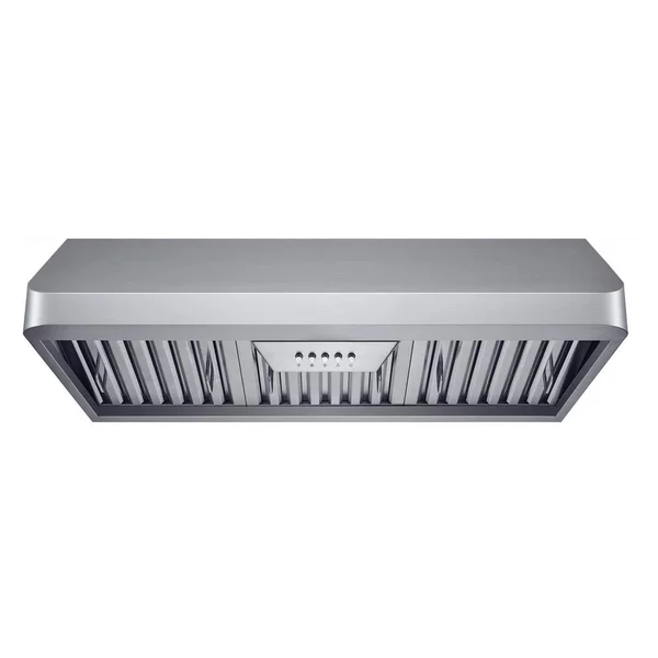 Winflo 30 in. 300 CFM Ducted Under Cabinet Range Hood in Stainless Steel with Baffle Filters - Silver