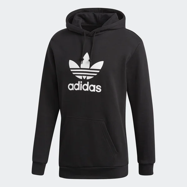 Adidas Originals Men's Trefoil Hoodie - XS, Black