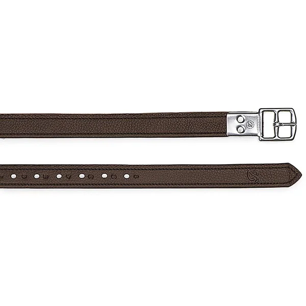 Bates Stirrup Leathers - Havana Brown