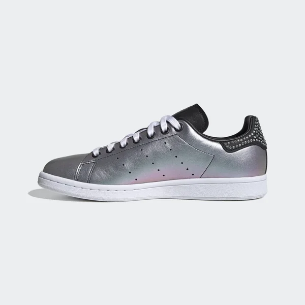 Adidas Originals Women's Stan Smith Sneaker - Black/White/White, 8.5
