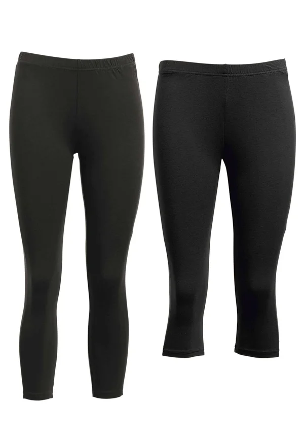 Plus Size Women's 2-Pack Leggings by ellos in Black (Size 2X)