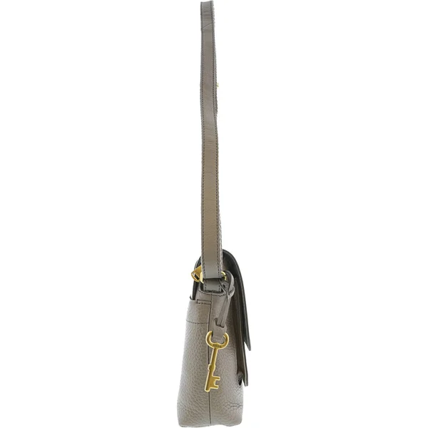 Fossil Kinley Small Leather Crossbody - Shadow/Gold