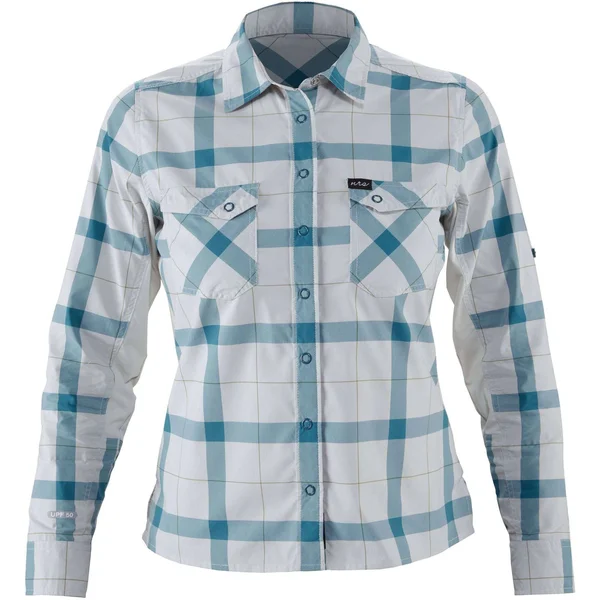 NRS Women's Guide LS Shirt - XXL - Hydro