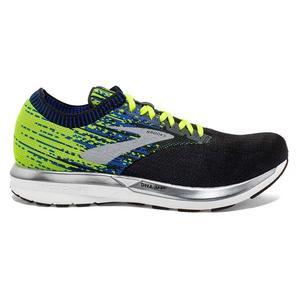 Brooks Mens Ricochet Black/Nightlife/Blue