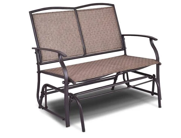 Costway Patio Glider Rocking Bench Double 2 Person Chair Loveseat Armchair Backyard