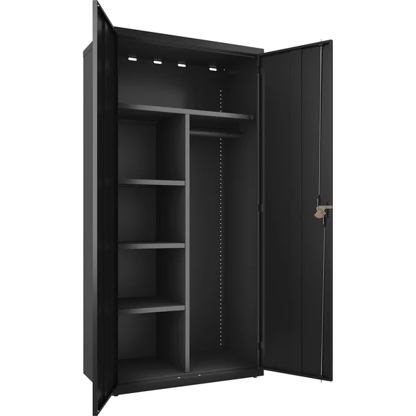 Lorell Wardrobe Cabinet - Black
