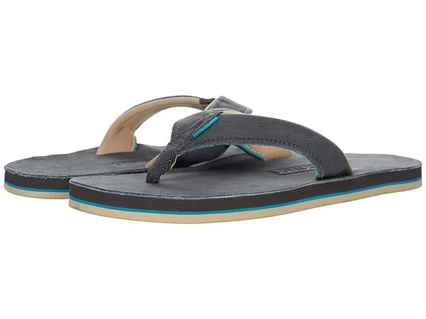 Hari Mari Men's Pier Flip-Flop Sandals Gray Size - 11