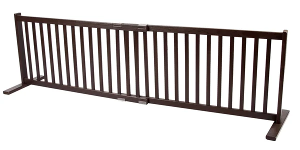 Dynamic Accents Free Standing Pet Gate - Large-Mahogany