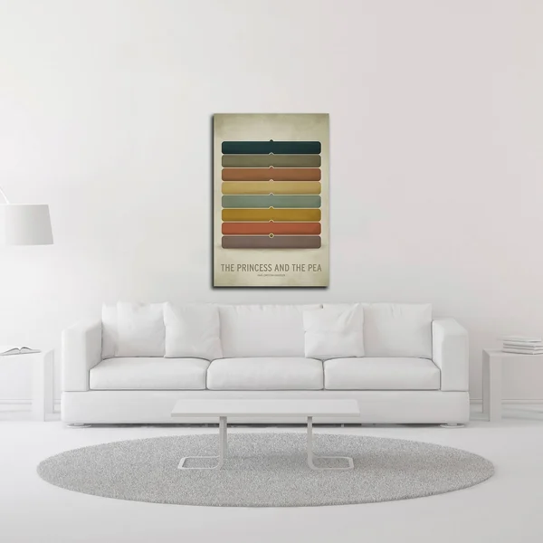 27x22 x 18x22 Princess Pea by Christian Jackson Print on Canvas