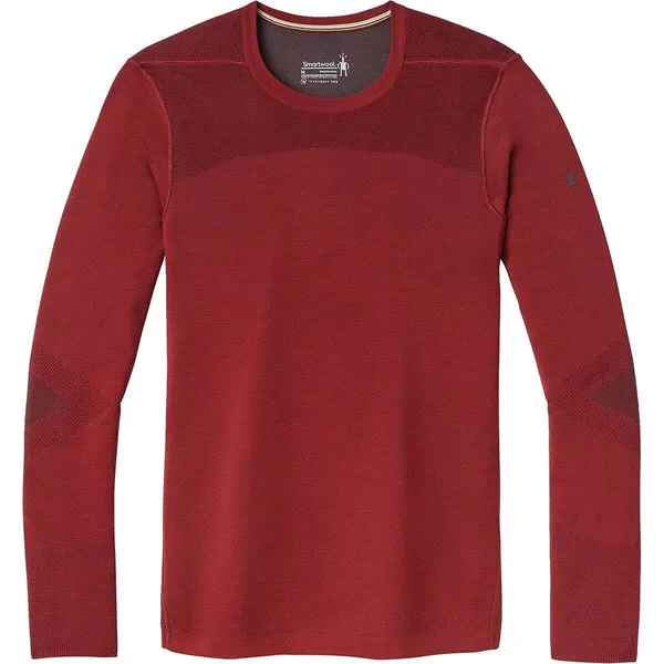 Smartwool Men's Intraknit Merino 200 Crew - Small - Tibetan Red, Forged Iron