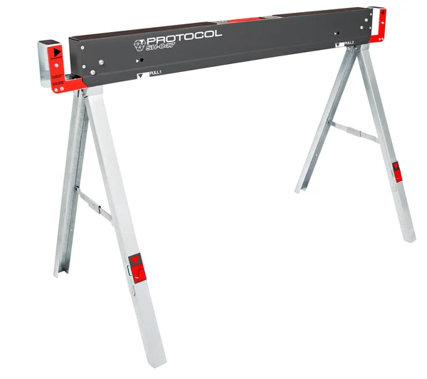 Protocol Equipment 92785 Work Table Folding Sawhorse, Set of 2