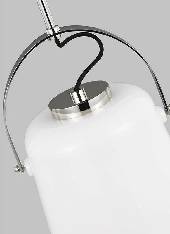 Generation Lighting - LP1001TWB - One Light Pendant - Hazel - Time Worn Brass