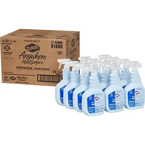 Clorox Clo 01698 32 oz Anywhere Hard Surface Sanitizing Spray Bottle
